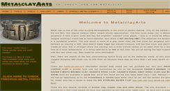 Desktop Screenshot of metalclayarts.com