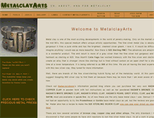 Tablet Screenshot of metalclayarts.com